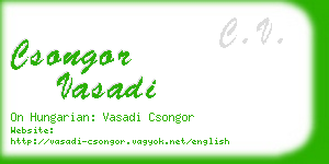 csongor vasadi business card